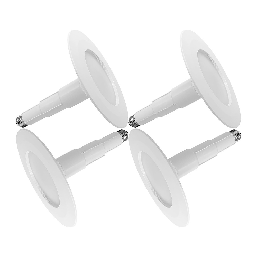 Jolux 4-Pack 5/6 Inch LED Recessed Lighting 12W 800LM Warm White Dimmable